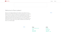 Desktop Screenshot of pianoletters.com