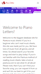 Mobile Screenshot of pianoletters.com